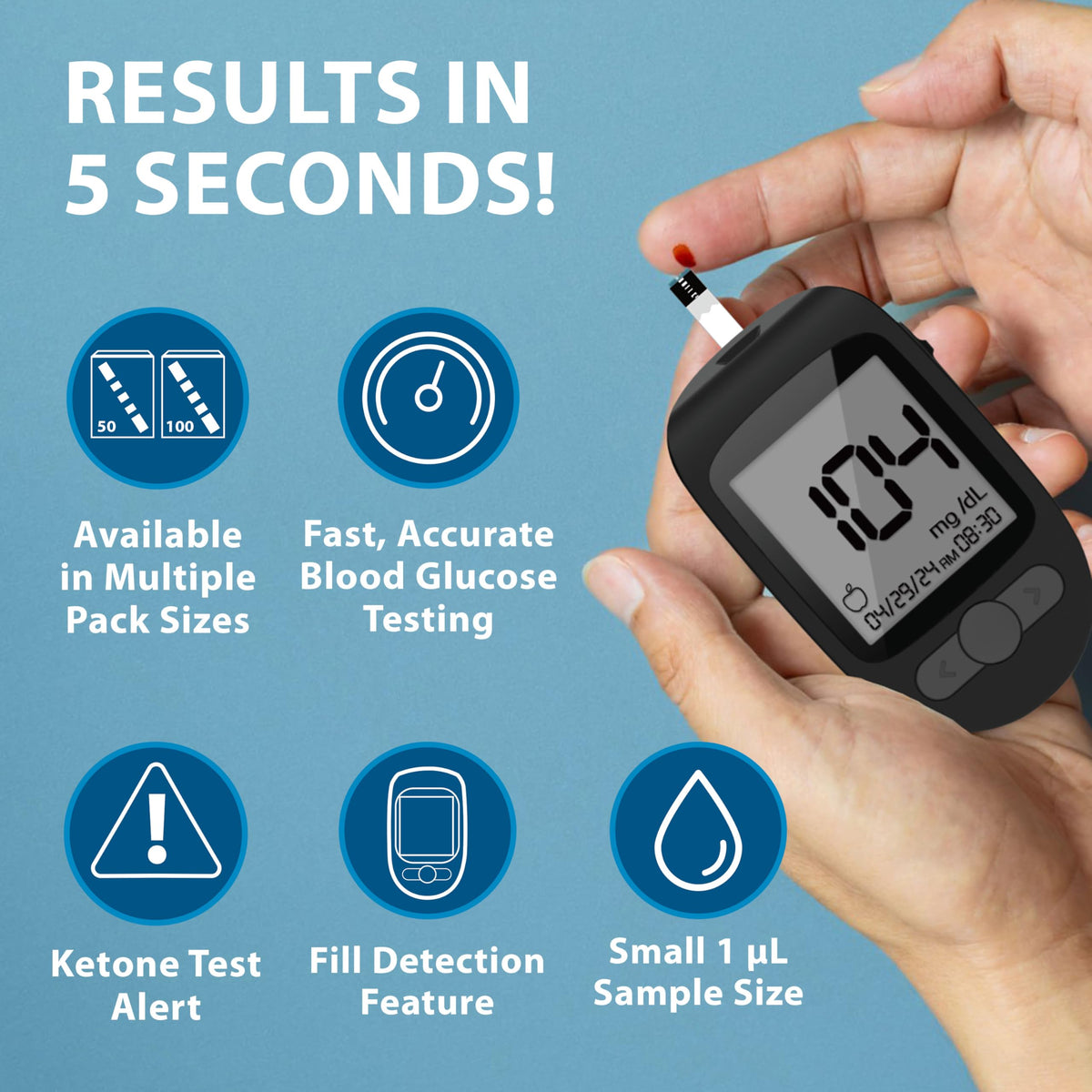 Blood Glucose Test Strips, 200 Count C657