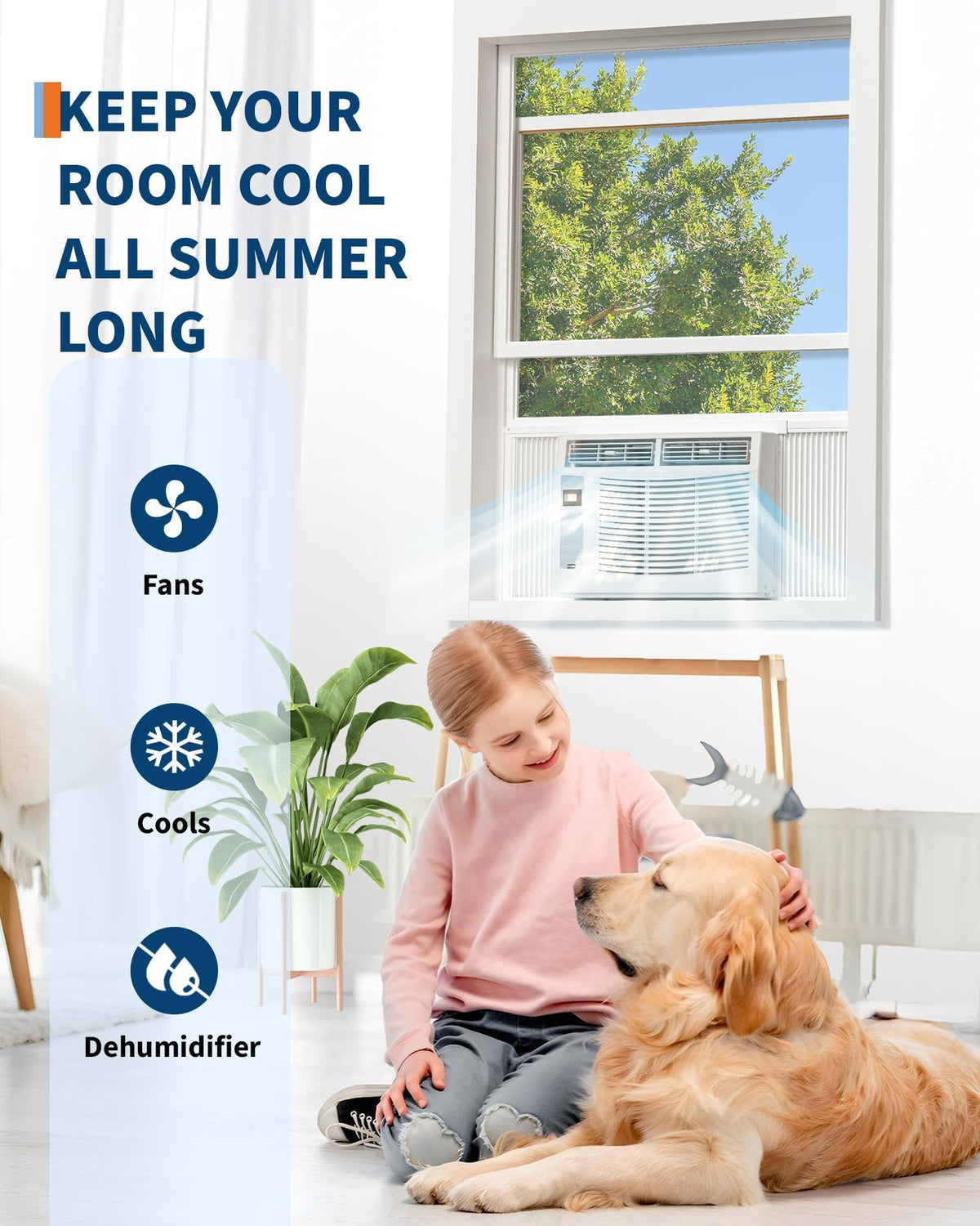 6000 BTU 115V Window Air Conditioner with Remote G57043