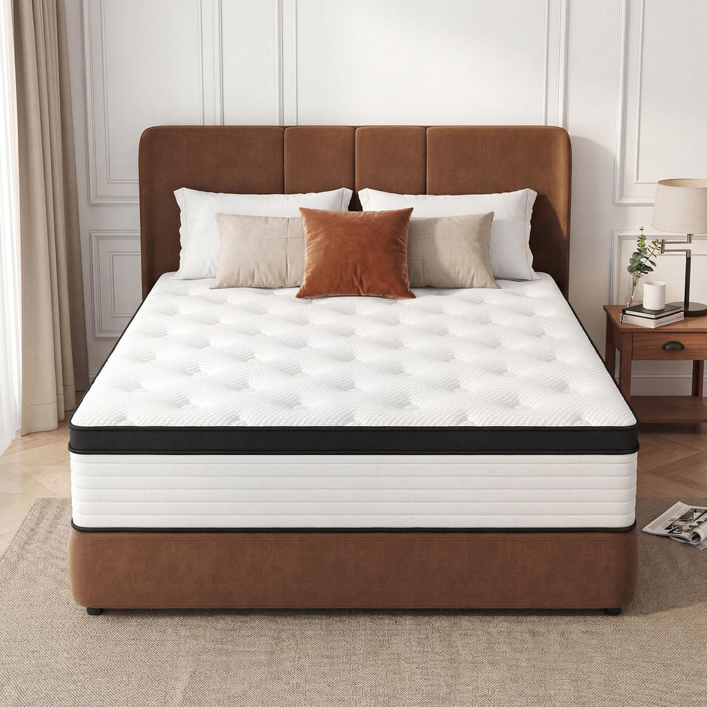 12 Inch Medium Firm Hybrid Memory Foam Mattress G28180