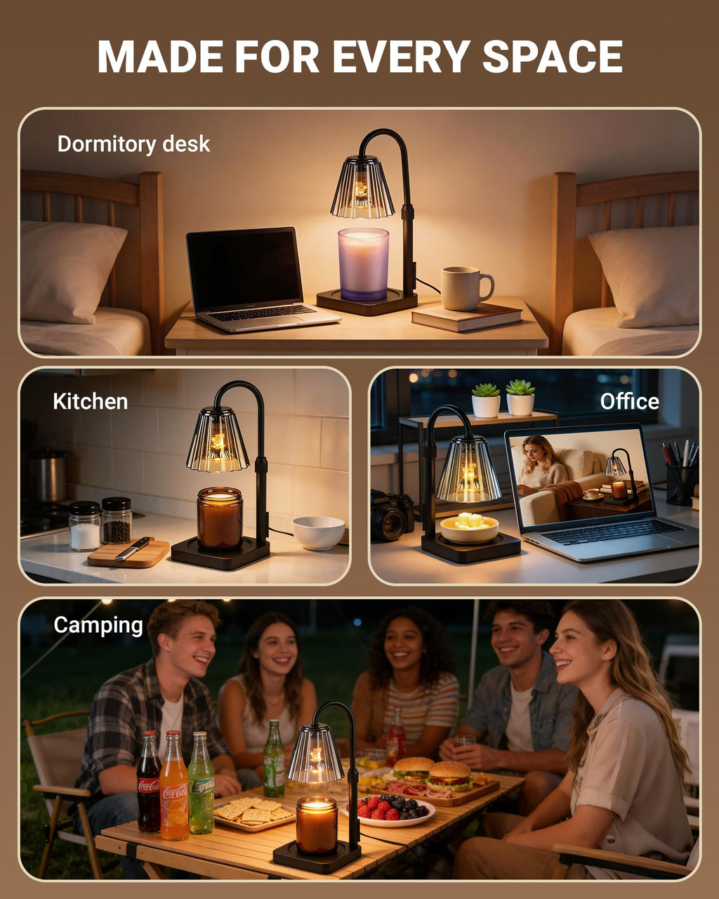 Candle Warmer Lamp with Timer E9464