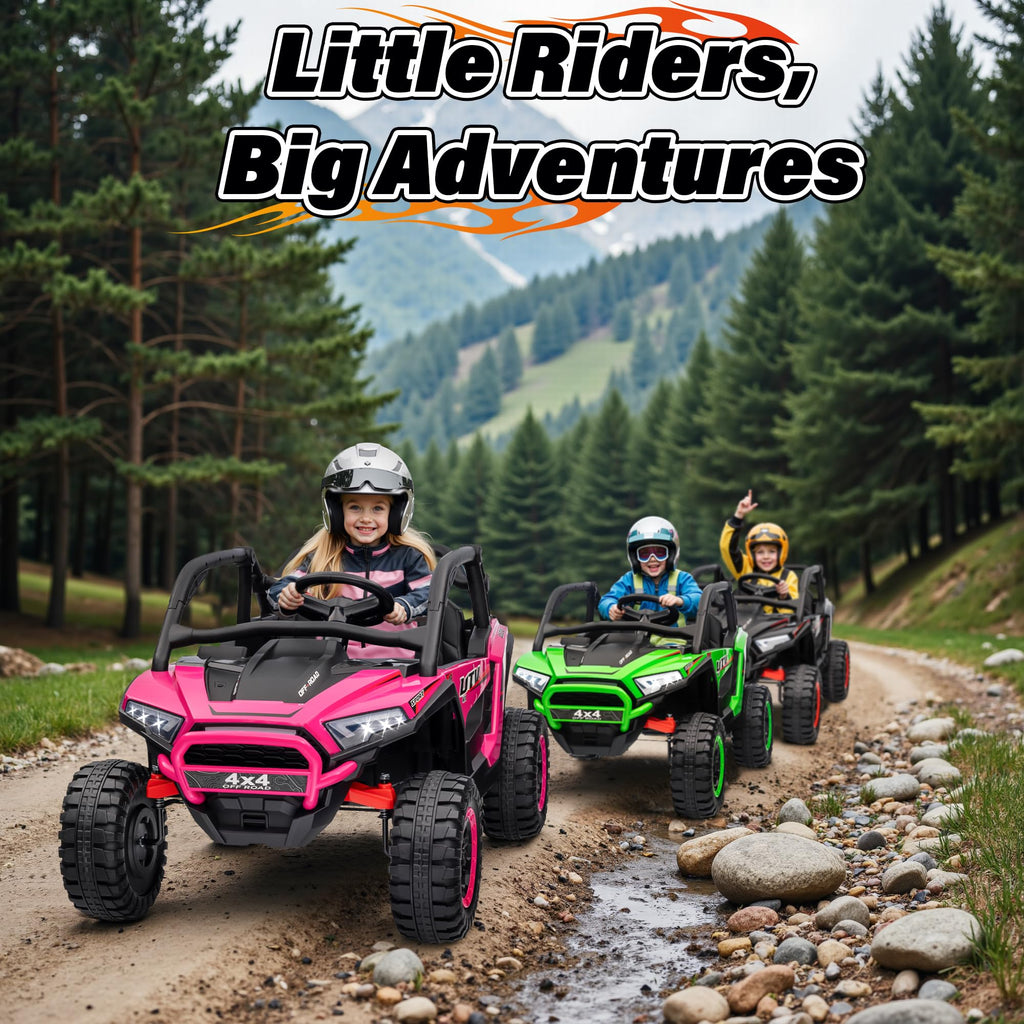 24V 2 Seater 4X4 Off-Road UTV Ride on Car V556065