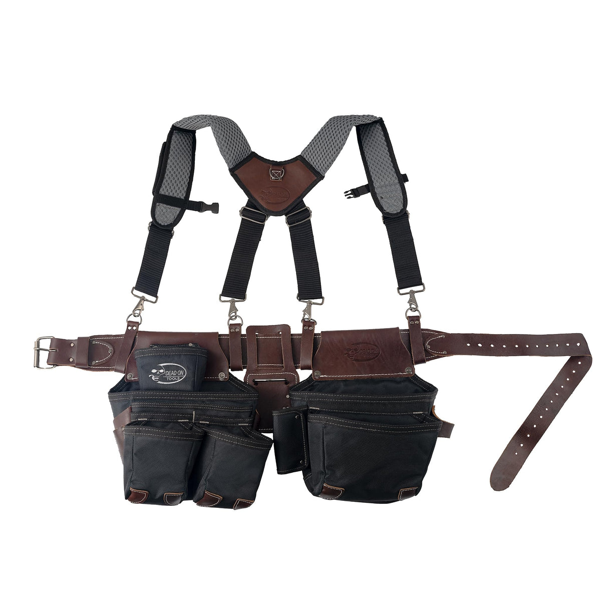 Leather Hybrid Tool Belt with Suspender K895