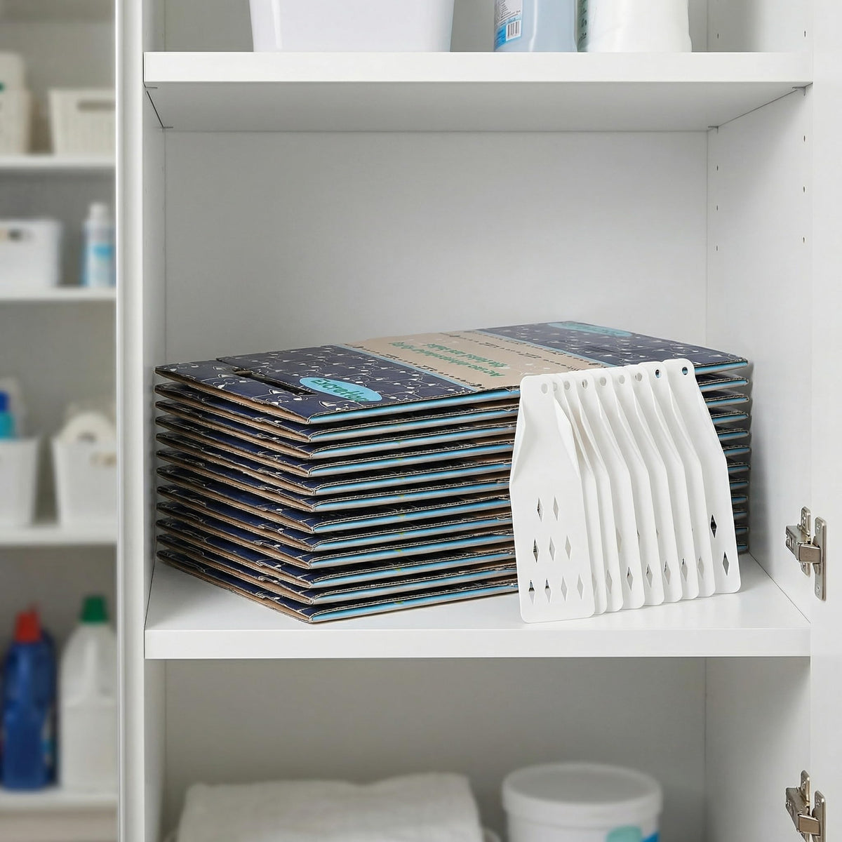 8 Pcs Disposable Cat Litter Box with Scoops U98323