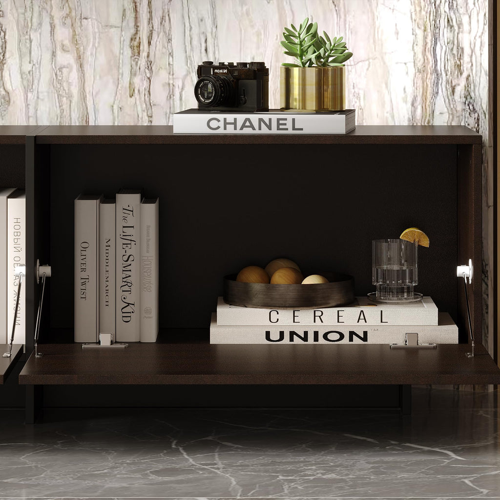 Brown TV Stand with 3 Drawers C8872