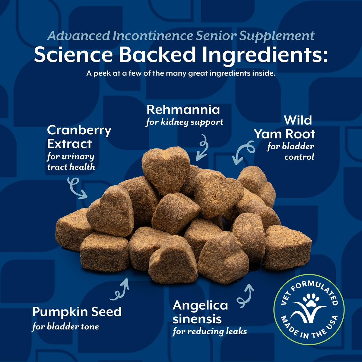 Senior Incontinence Dog Supplement 60 Ct D749495