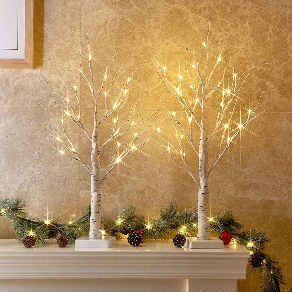 2FT Birch Tree with LED Lights U258091