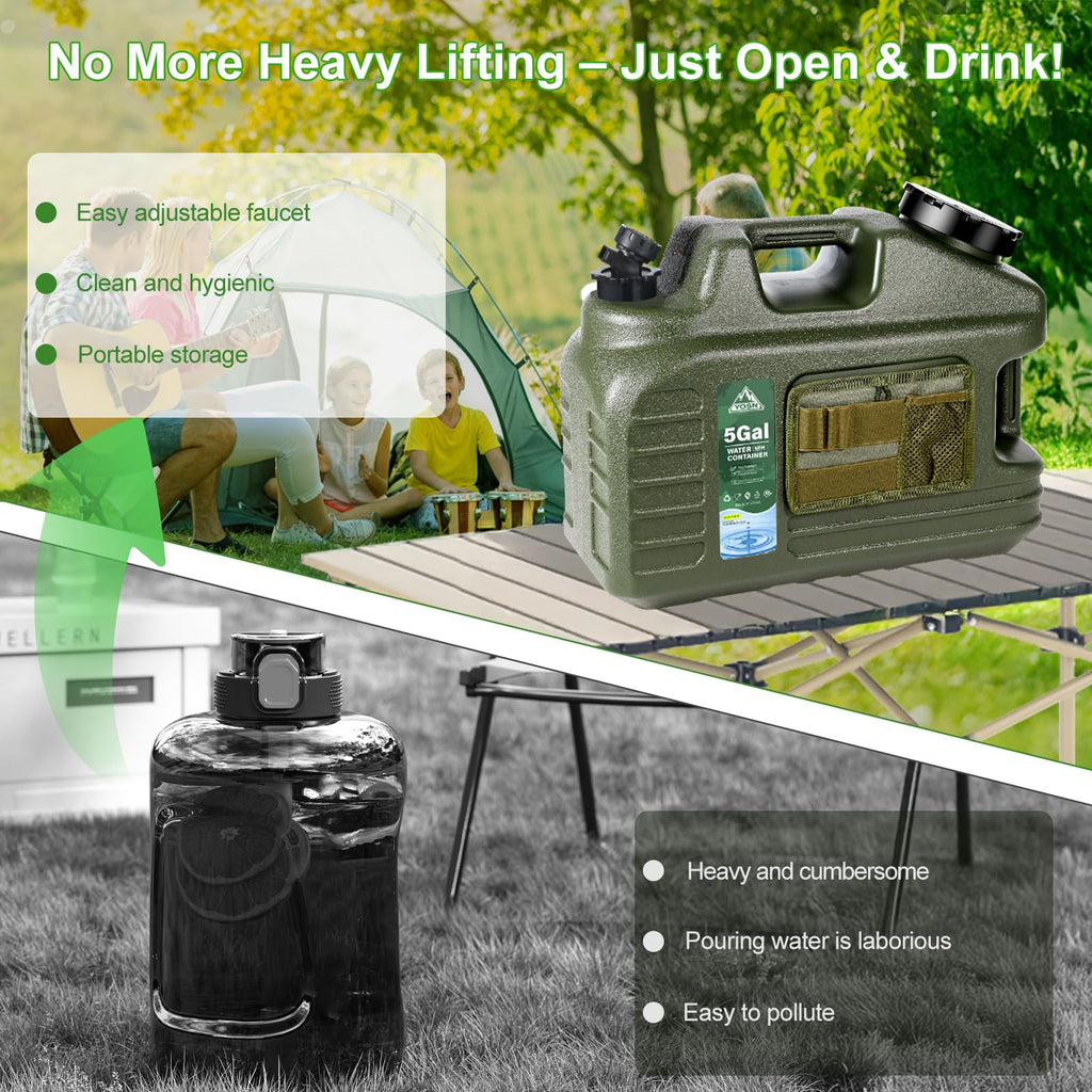 5 Gallon BPA Free Water Jug with Spigot H59992