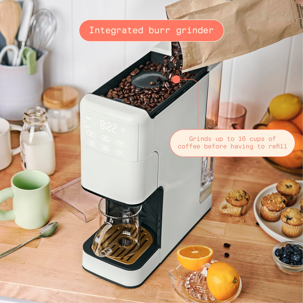 Single Serve Coffee Maker with Burr Grinder V5588