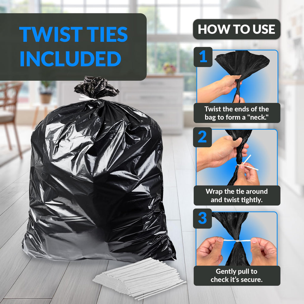 55-60 Gallon Heavy Duty Trash Bags J40450