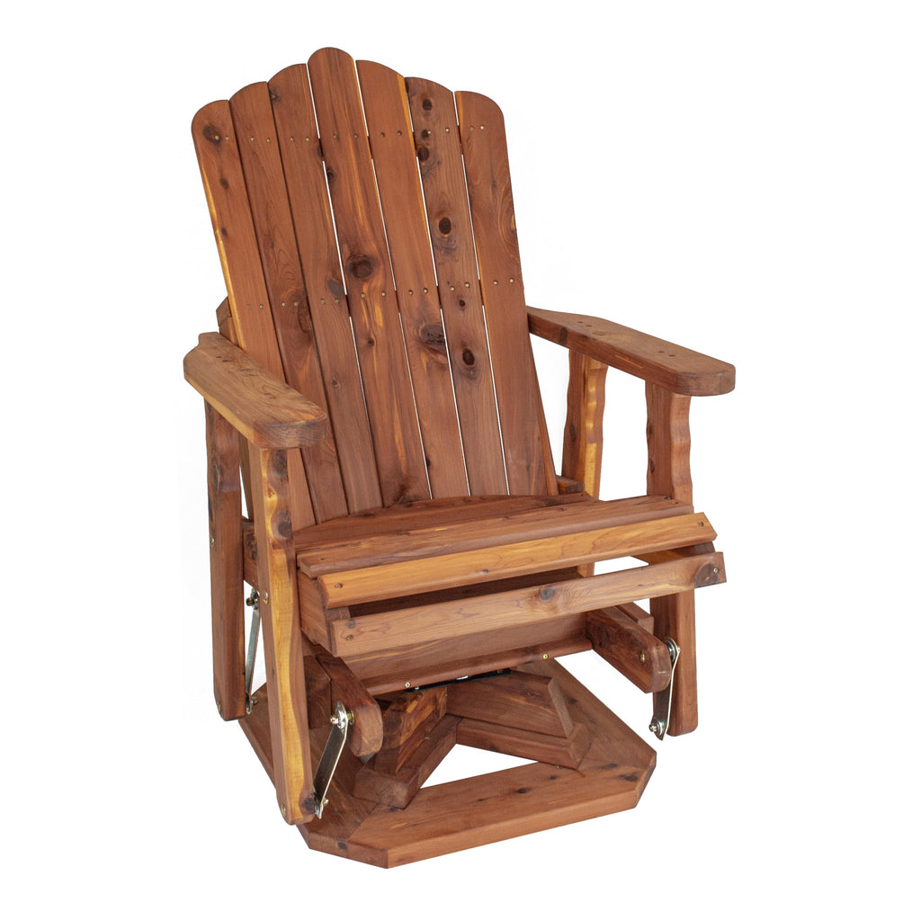 23" Cedar Adirondack Swivel Glider O732440