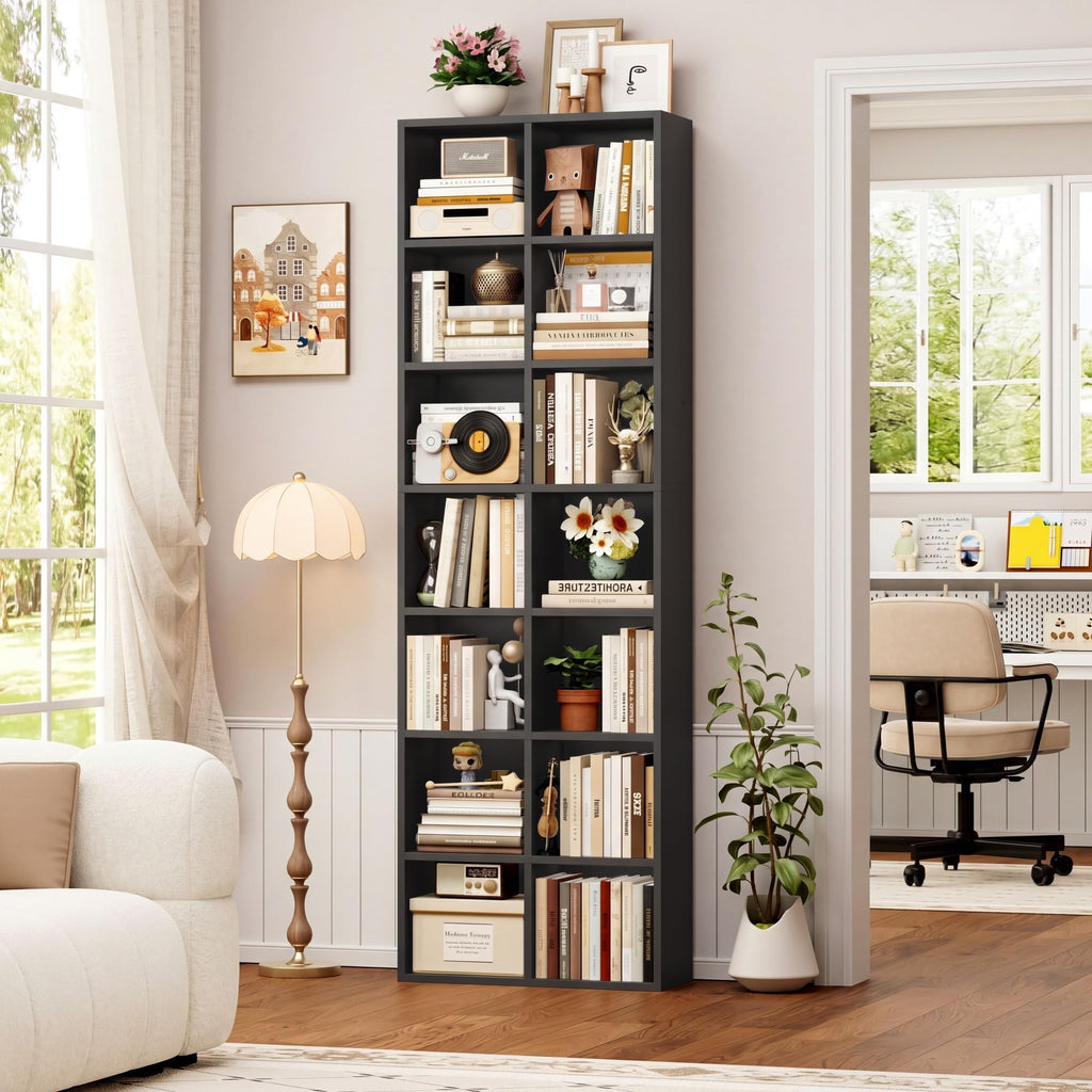 7-Tier Narrow Bookshelf O7167