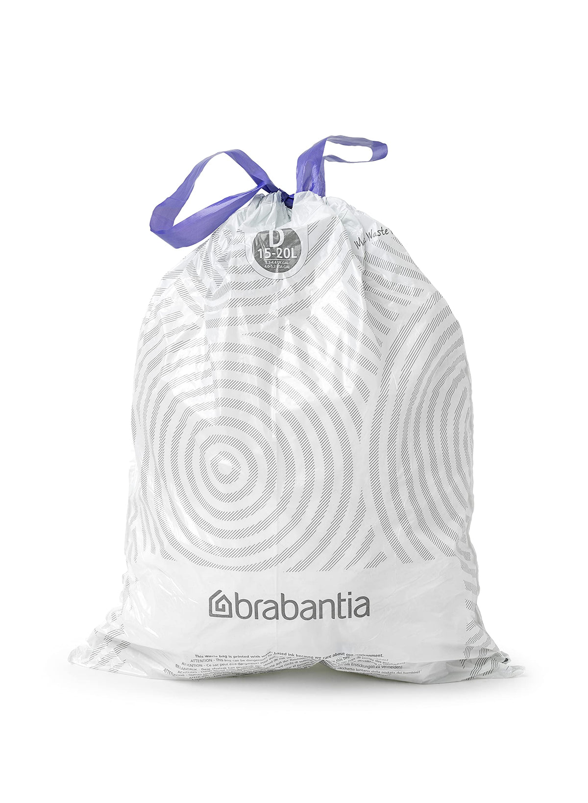 4-5.3 Gal Drawstring Trash Bags T580754