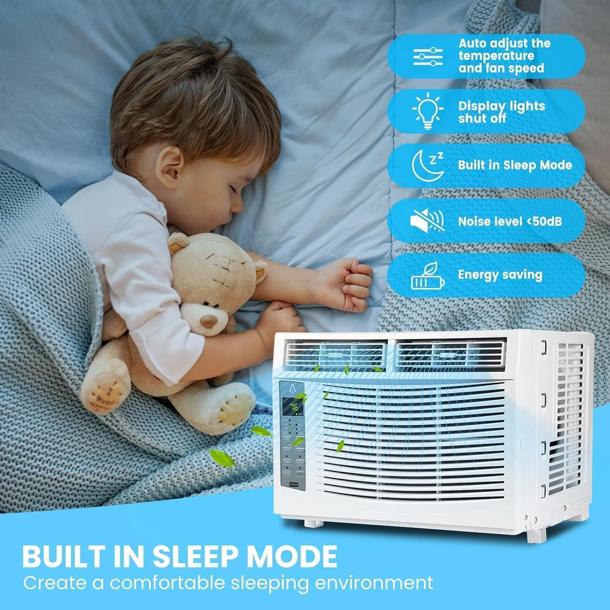 6000 BTU 115V Window Air Conditioner with Remote G57043
