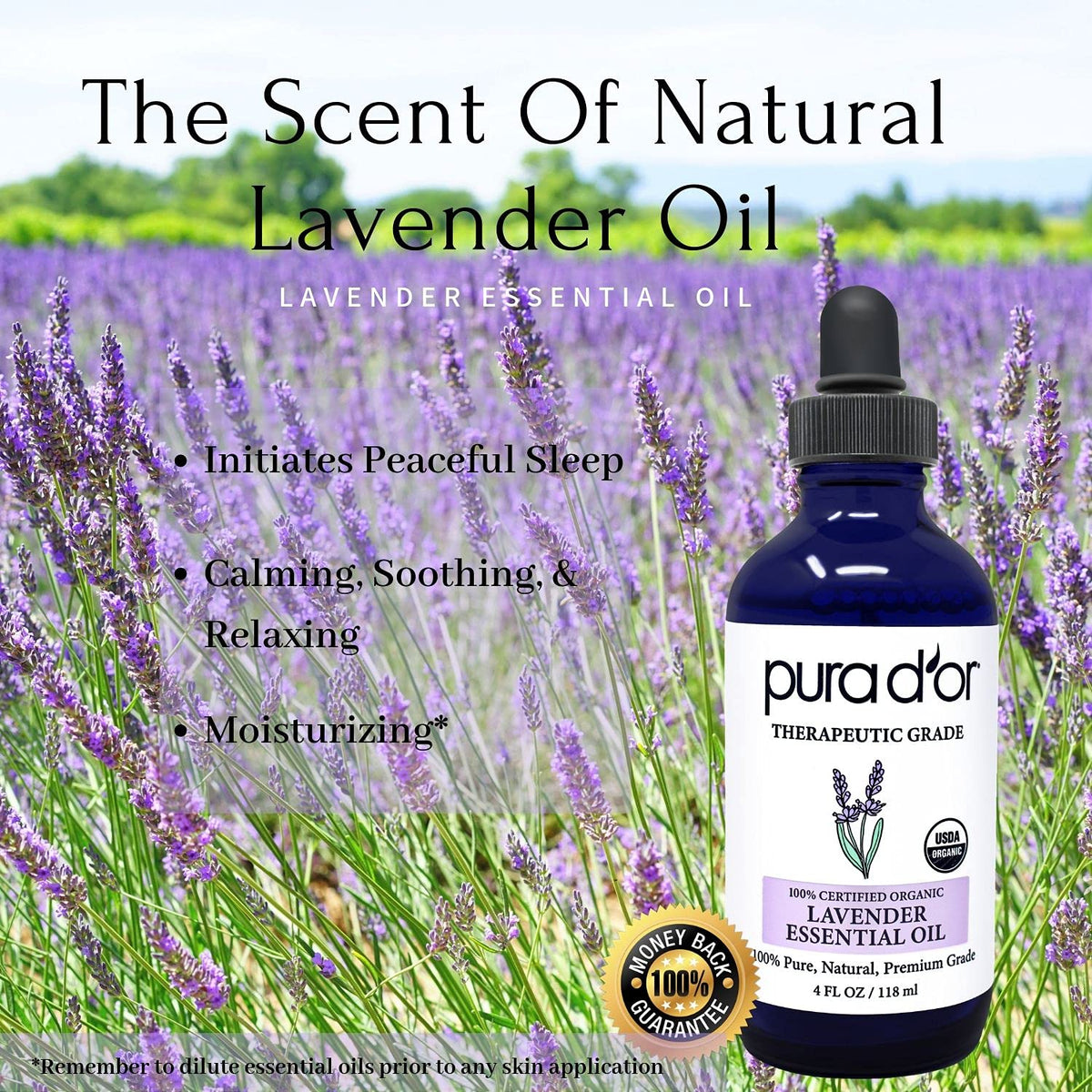 Organic Lavender & Peppermint Essential Oils 4oz W418791
