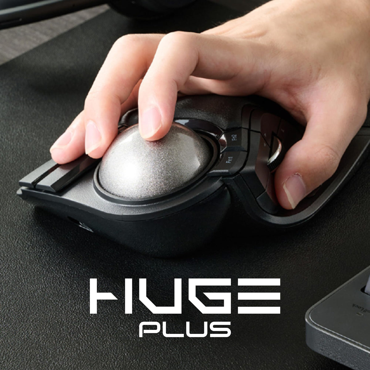 Wireless Trackball Mouse, Ergonomic 52mm Large Ball, Multi-Connection Bluetooth, 2.4GHz Wireless, Wired, 10 Programmable Buttons, Rechargeable, Silent Clicks I6993