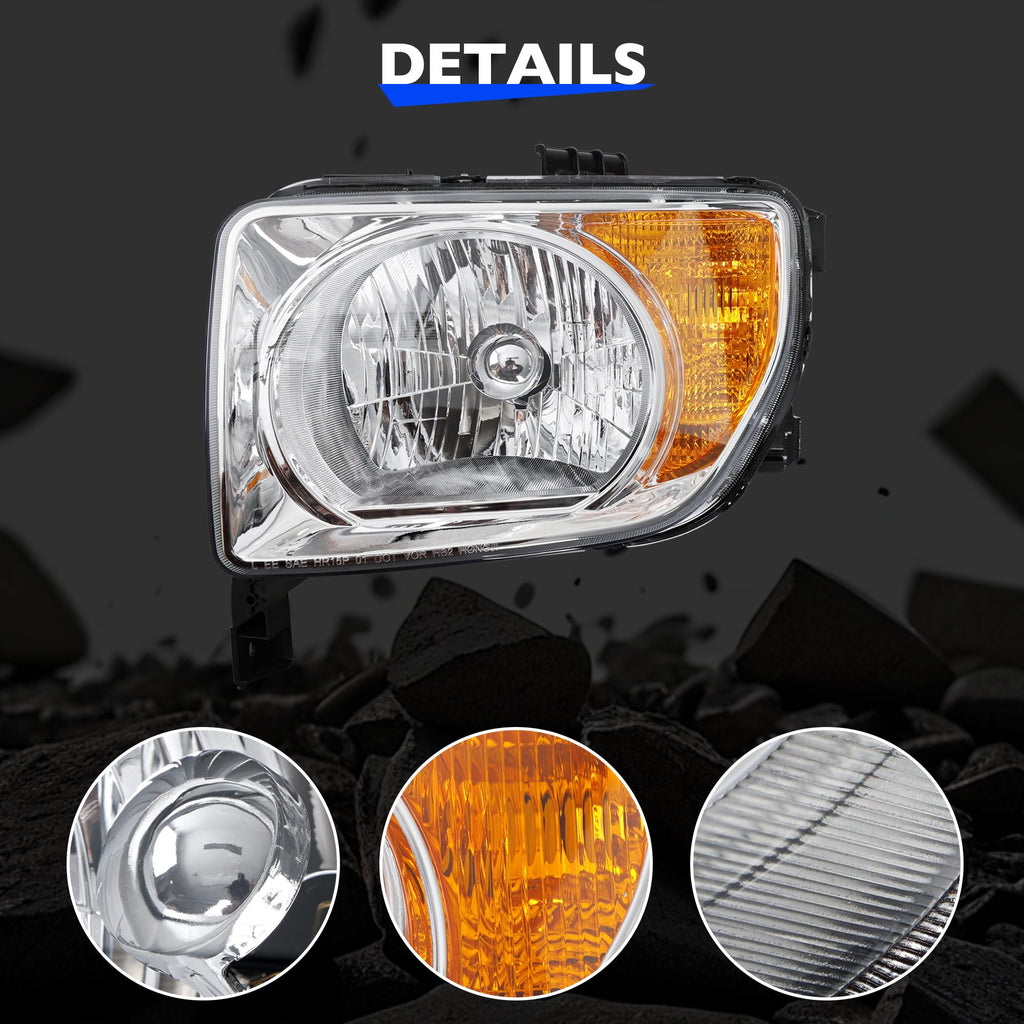 Halogen Headlight Assembly E166