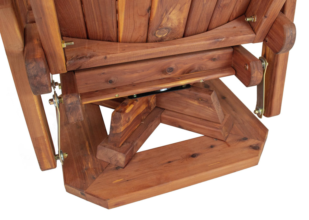23" Cedar Adirondack Swivel Glider O732440
