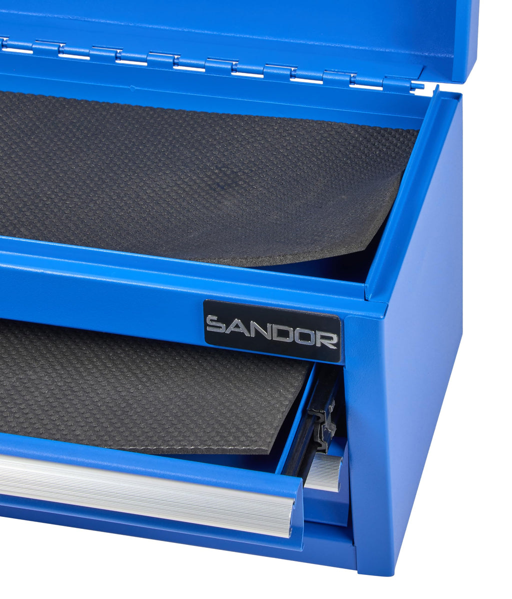 Blue Metal Tool Chest with 2 Drawers P83475