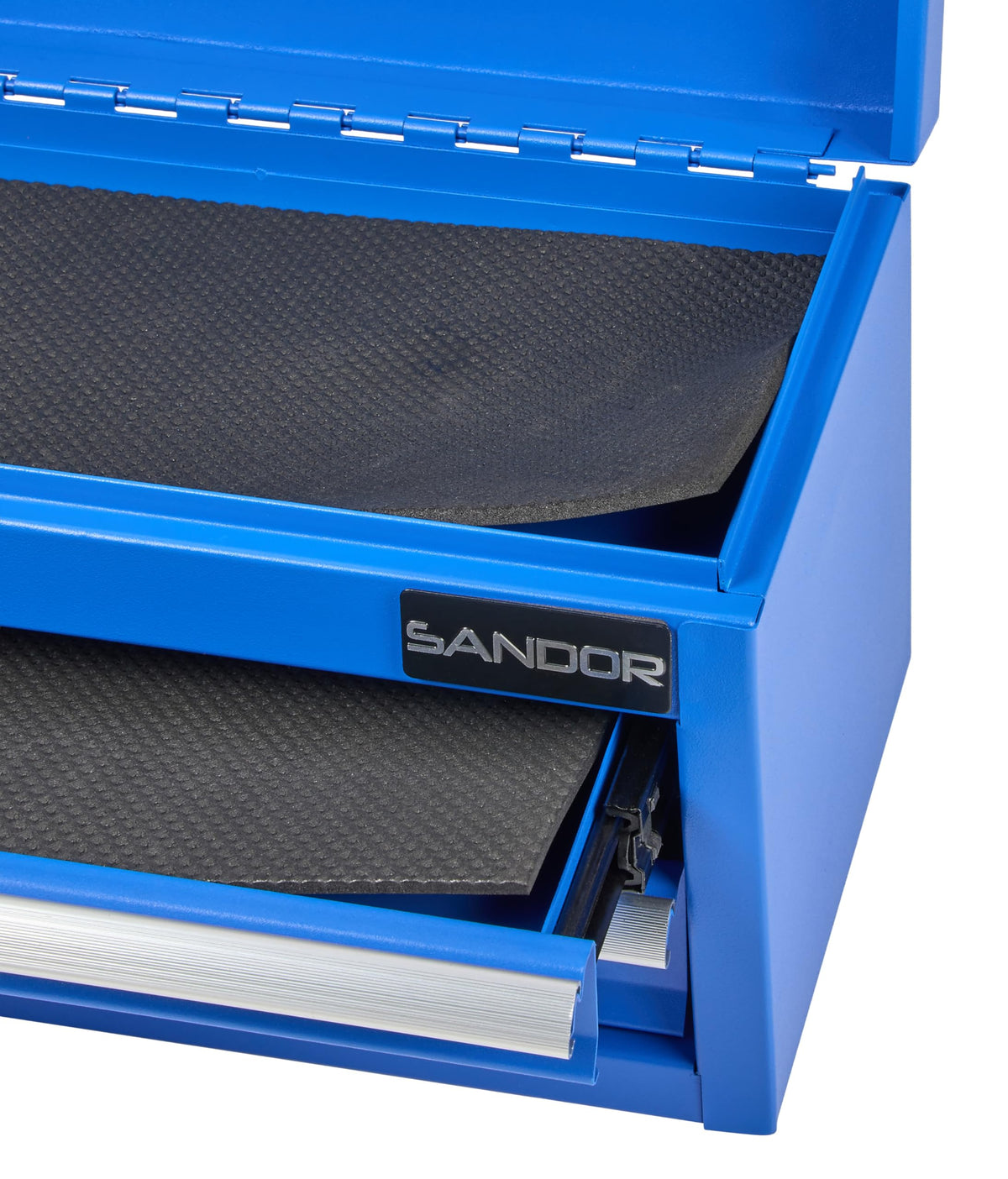 Blue Metal Tool Chest with 2 Drawers P83475