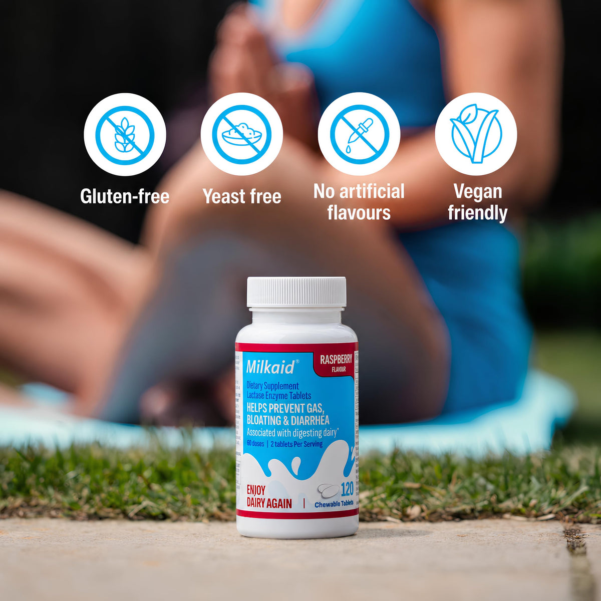 Chewable Lactase Enzyme Tablets 4 x 120 X558705