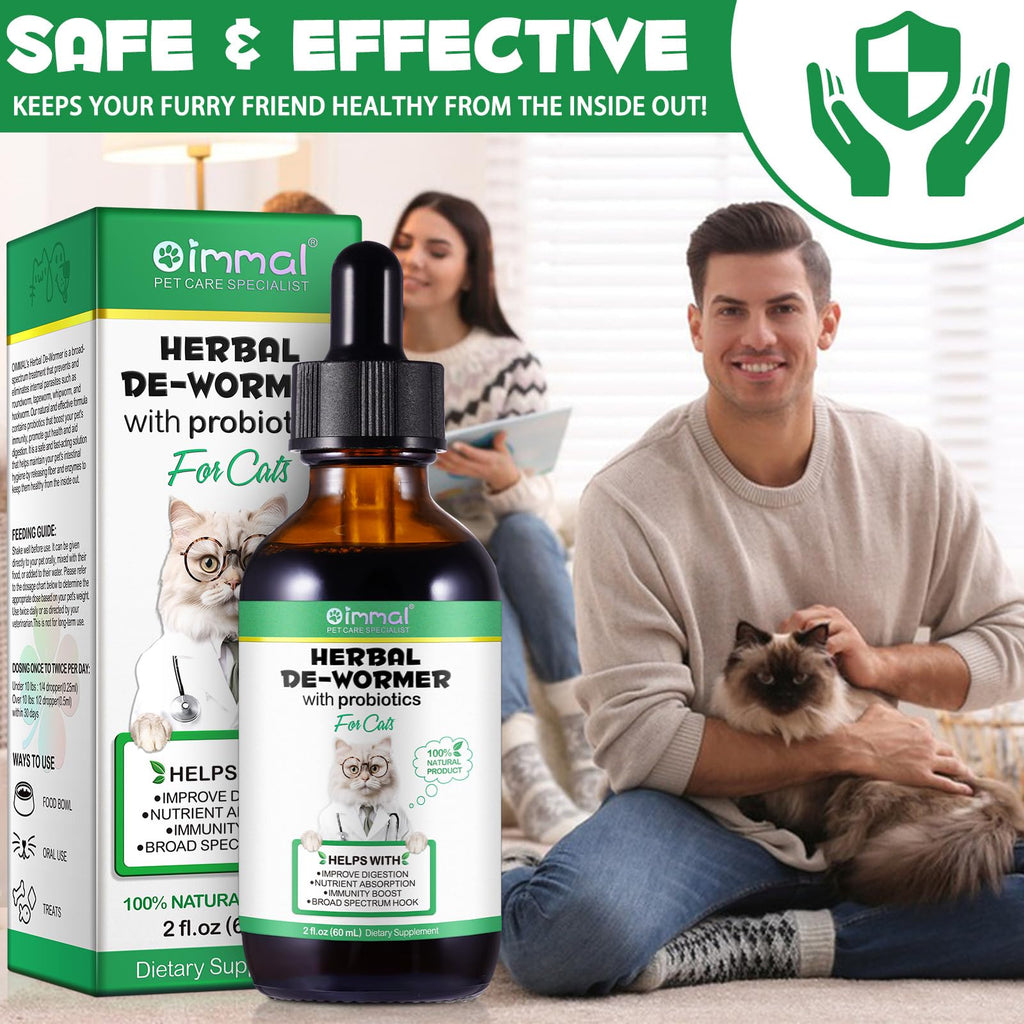 Herbal Cat Supplement Drops with Probiotic 60ml A86095