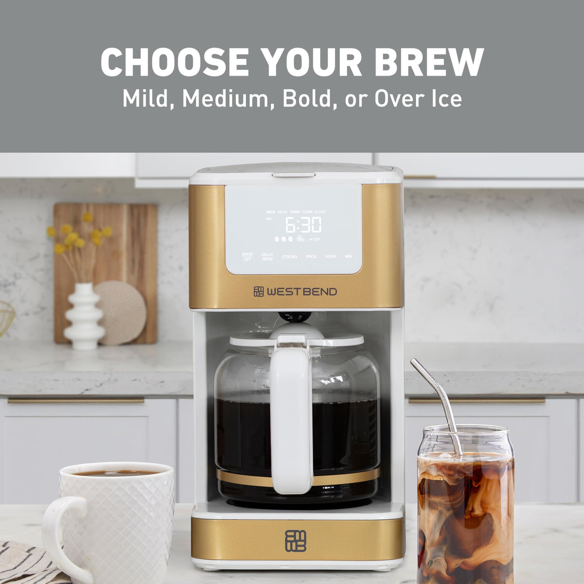 12-Cup Programmable Coffee Maker with Permanent Filter Z593162
