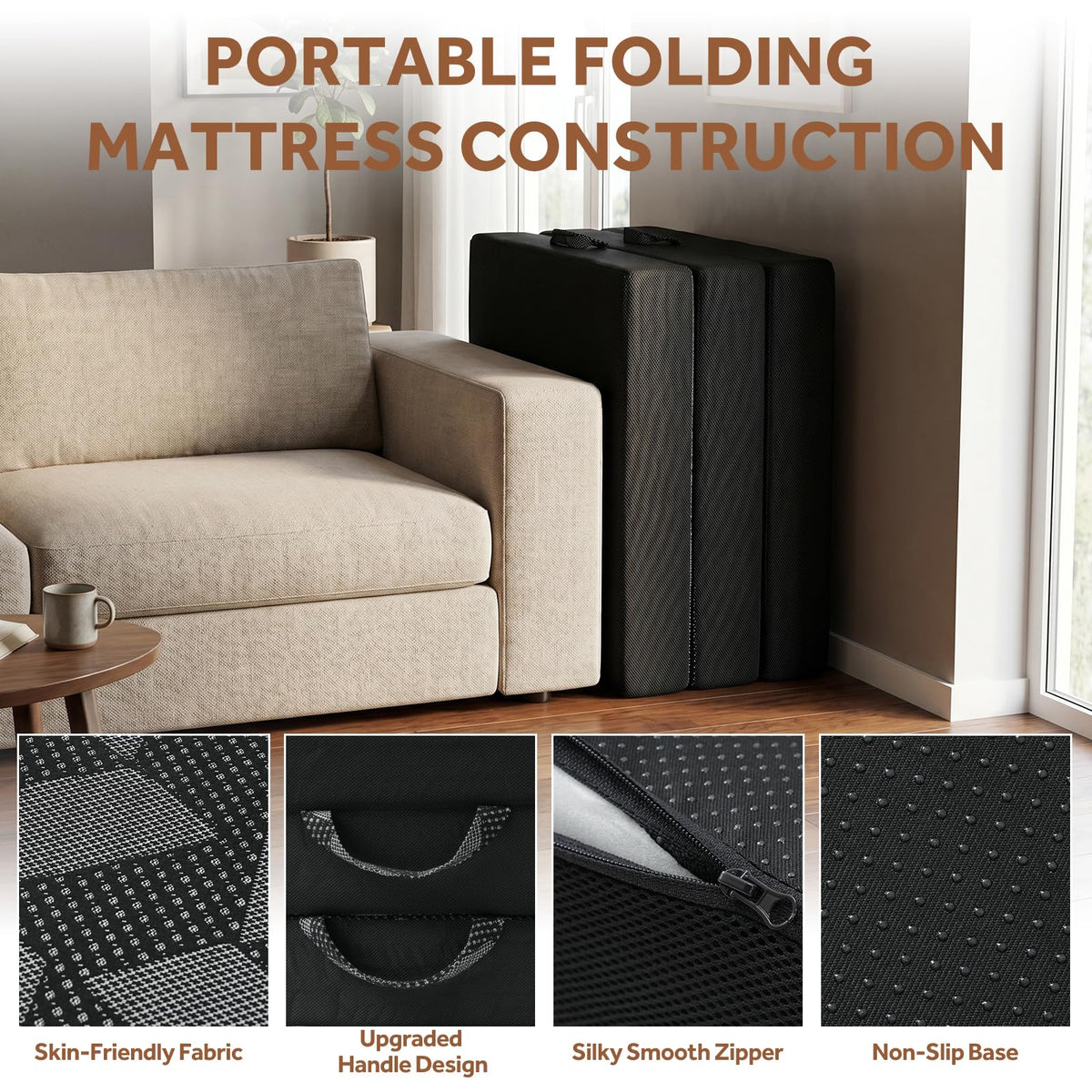 Memory Foam Tri Folding Mattress D391648