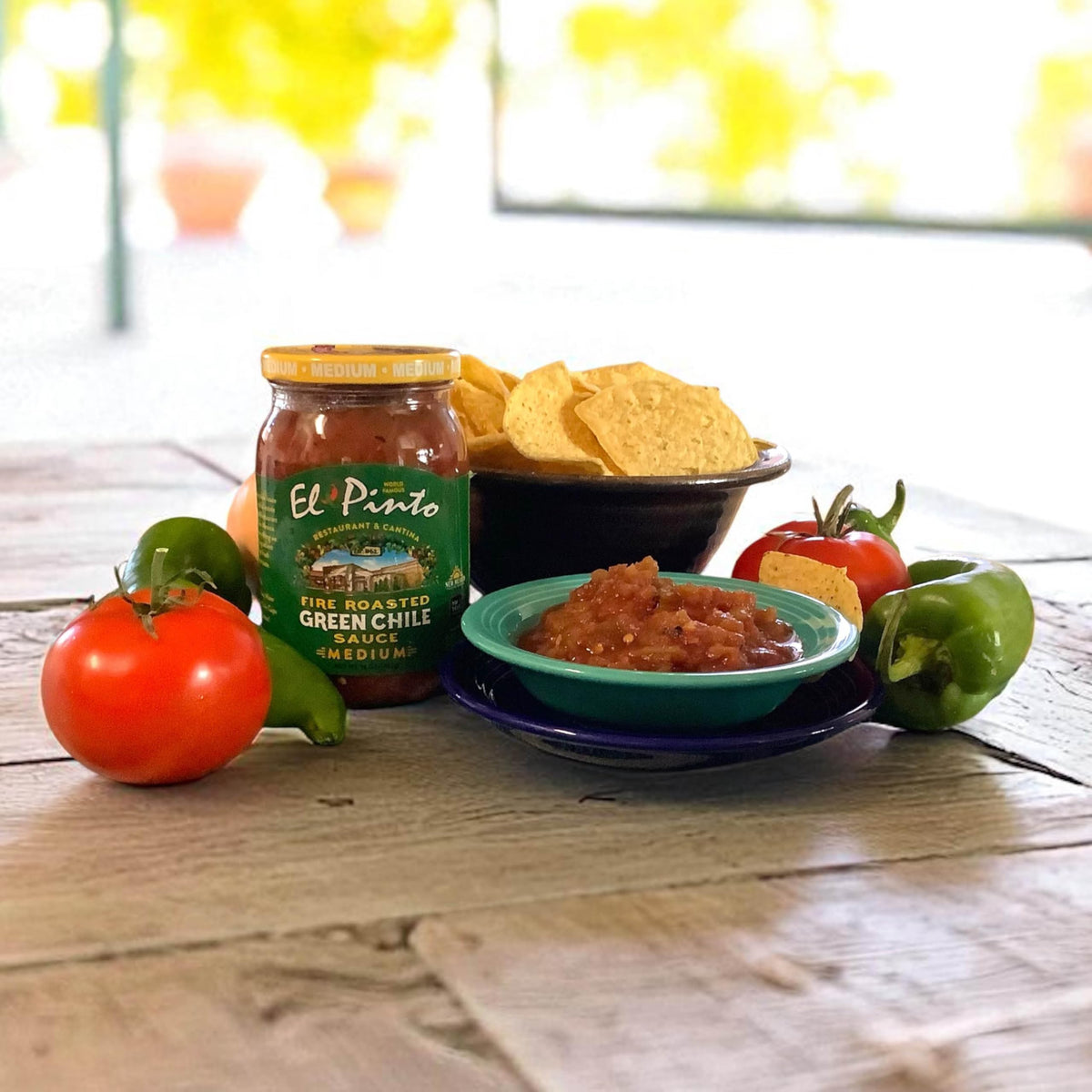 Green Chile Sauce Medium 16 Ounce Pack of 6 S1587
