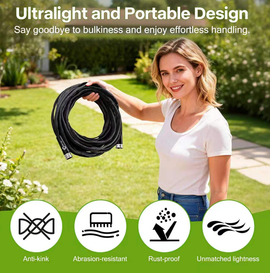 100 ft x 5/8 in Black All-Weather Garden Hose P4319