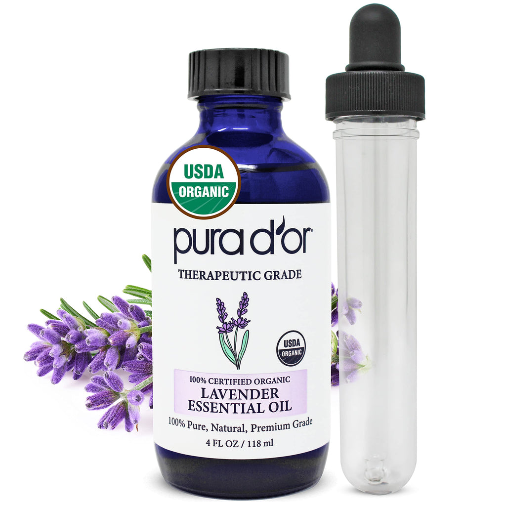 Organic Lavender & Peppermint Essential Oils 4oz W418791