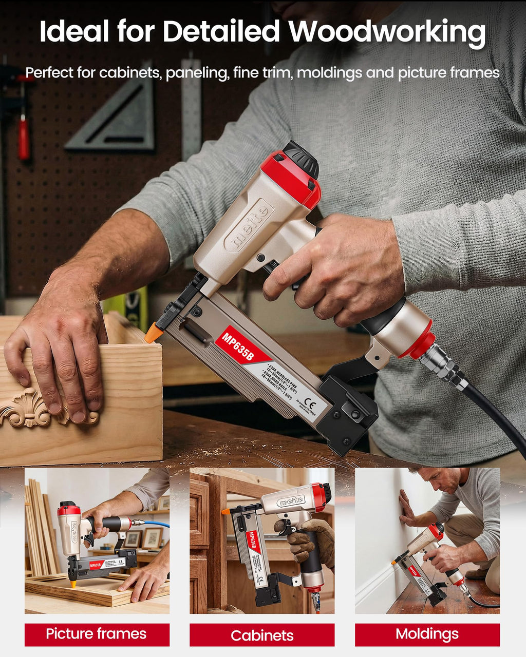 23 Gauge Pneumatic Headless Pin Nailer U276015