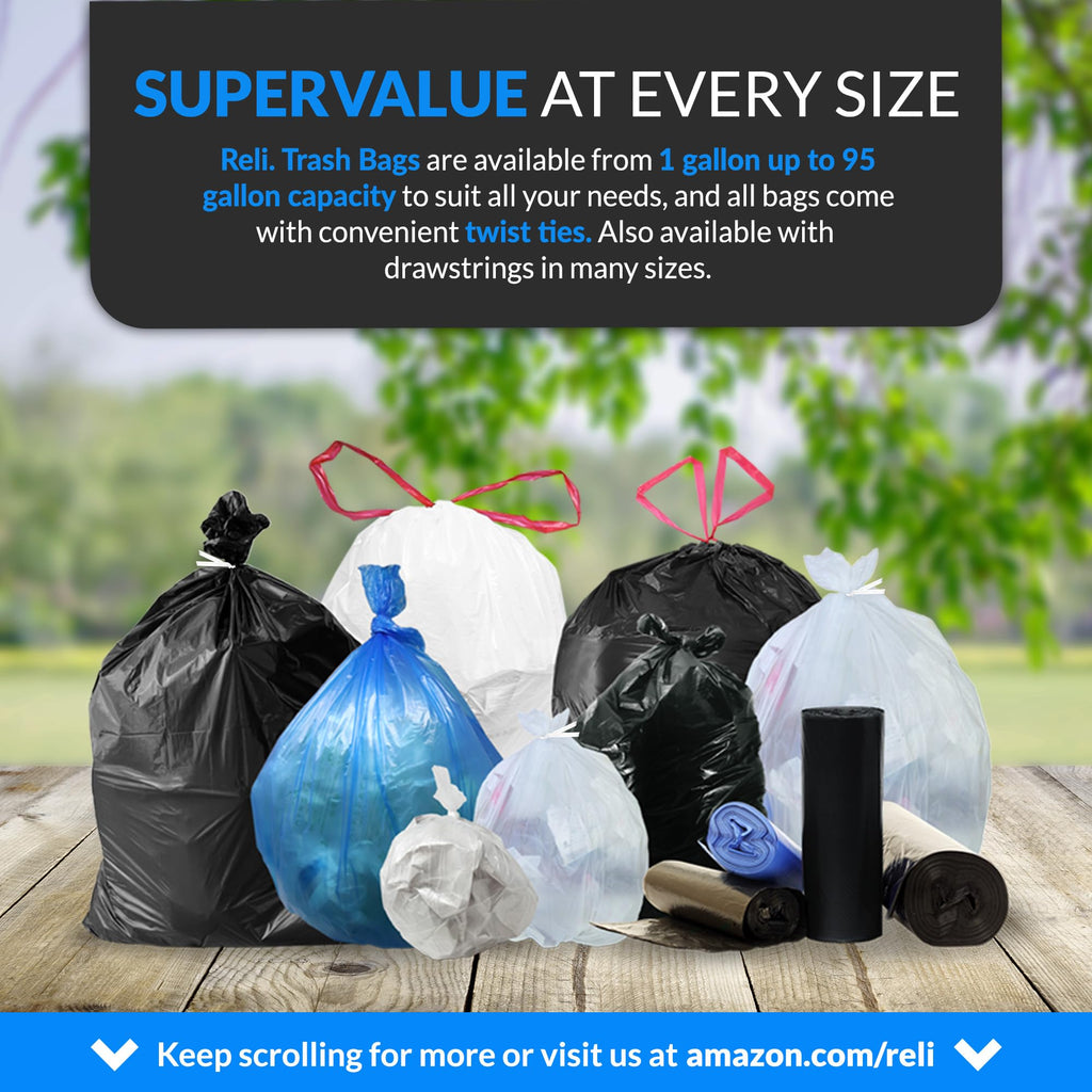 55-60 Gallon Heavy Duty Trash Bags J40450