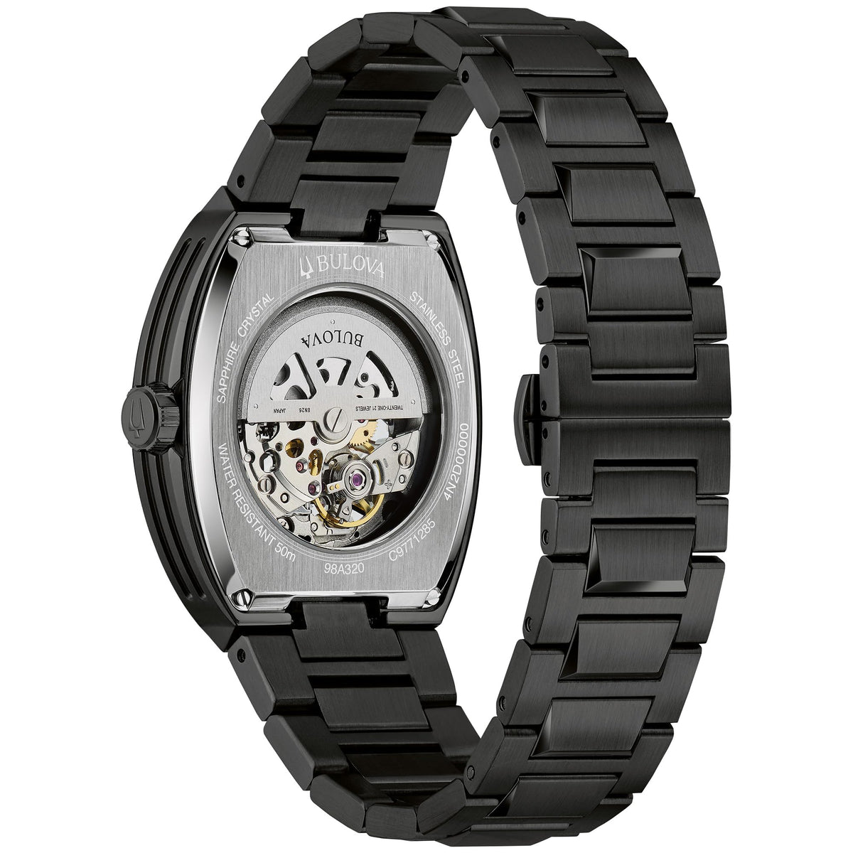 Automatic Multicolor Dial Black Stainless Steel Watch 40mm V1758