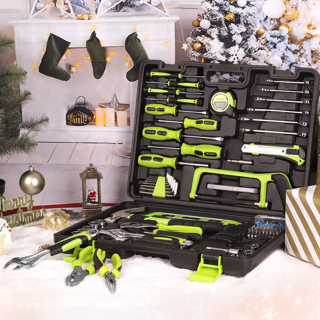 198-Piece Home Repairing Tool Set with Tool Box Z352367