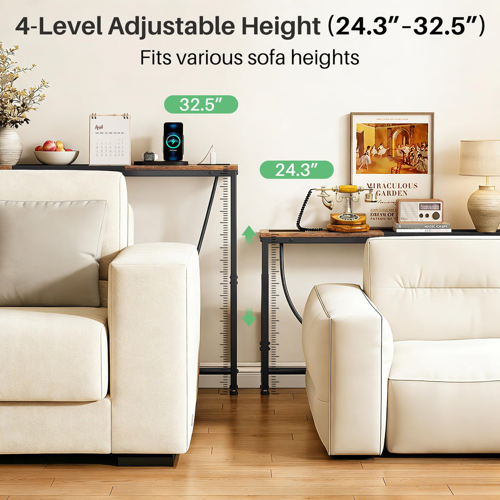 Narrow Console Table with Power Outlet S386