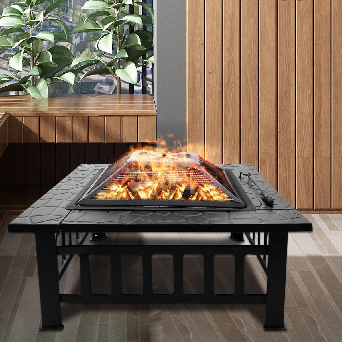 32 inch Wood Burning Outdoor Fire Pit S515