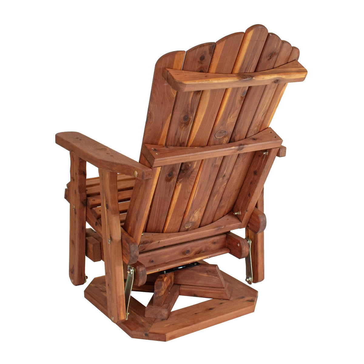 23" Cedar Adirondack Swivel Glider O732440