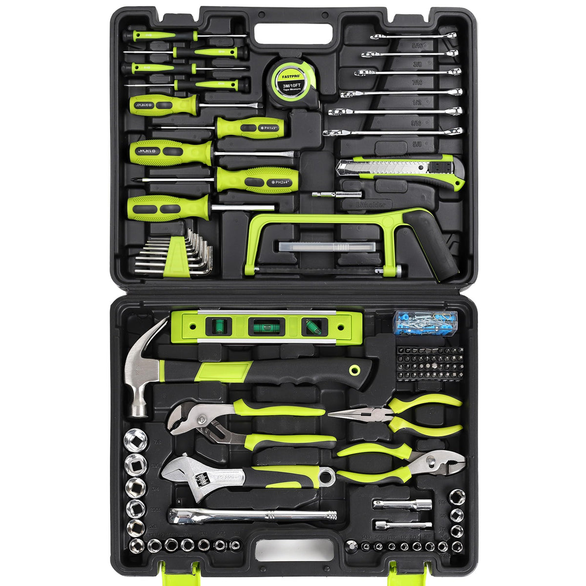 198-Piece Home Repairing Tool Set with Tool Box Z352367