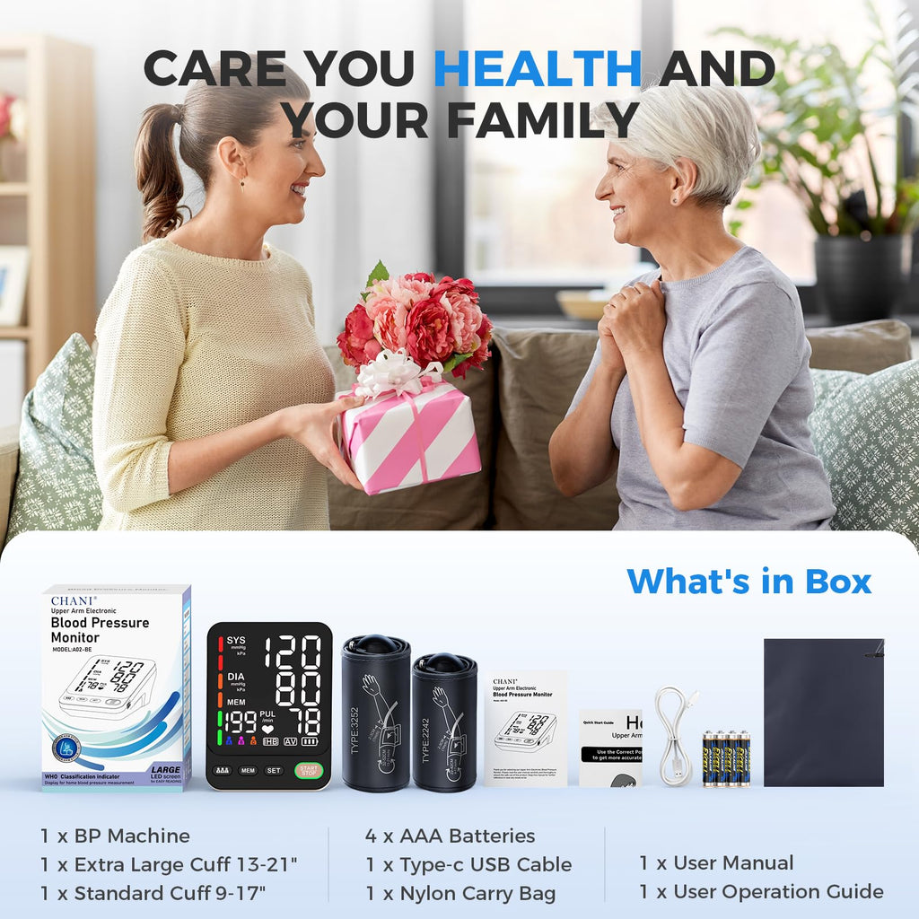 Automatic Blood Pressure Monitor & 2 Cuffs C376308