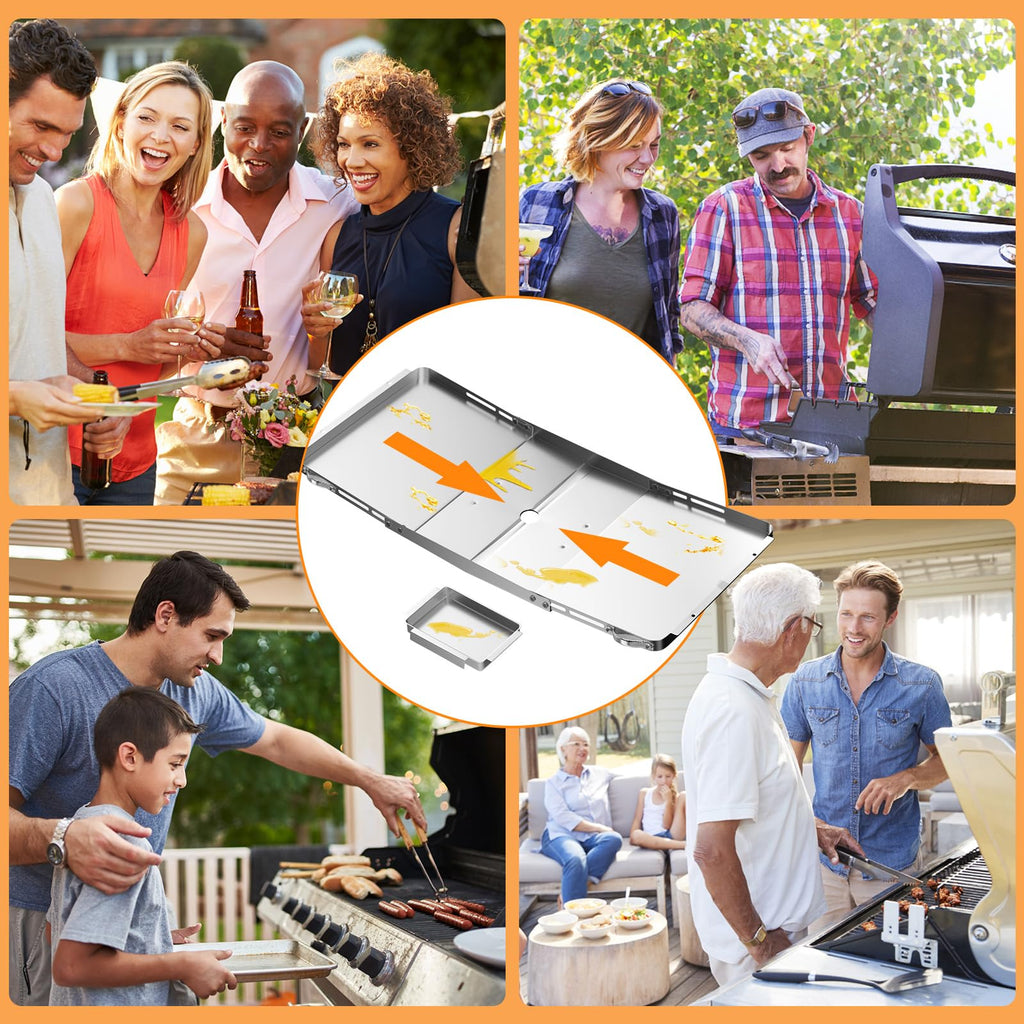 Grease Tray with Catch Pan (25-34 inch) F992858
