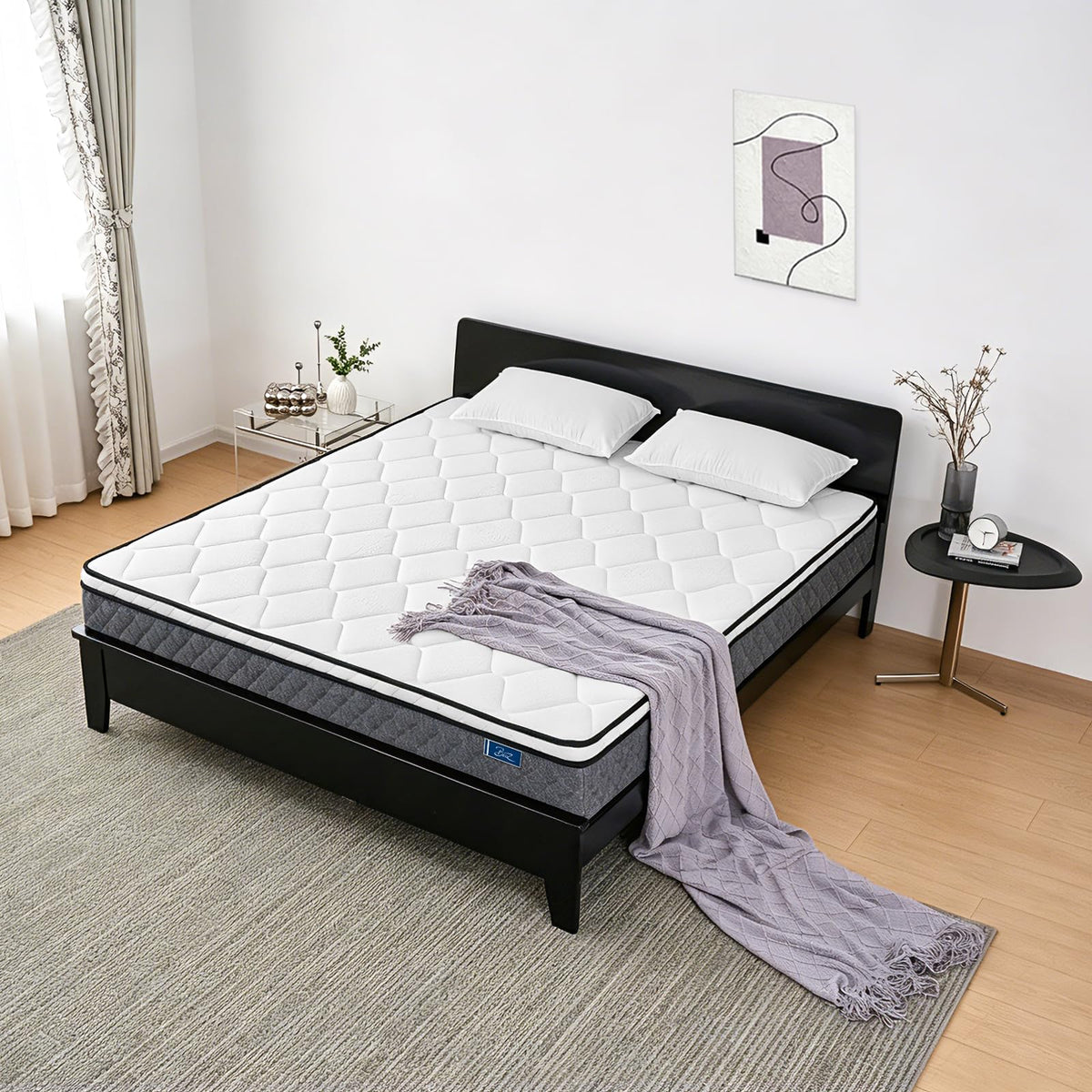 Full Size 12 inch Cooling Hybrid Mattress W9826