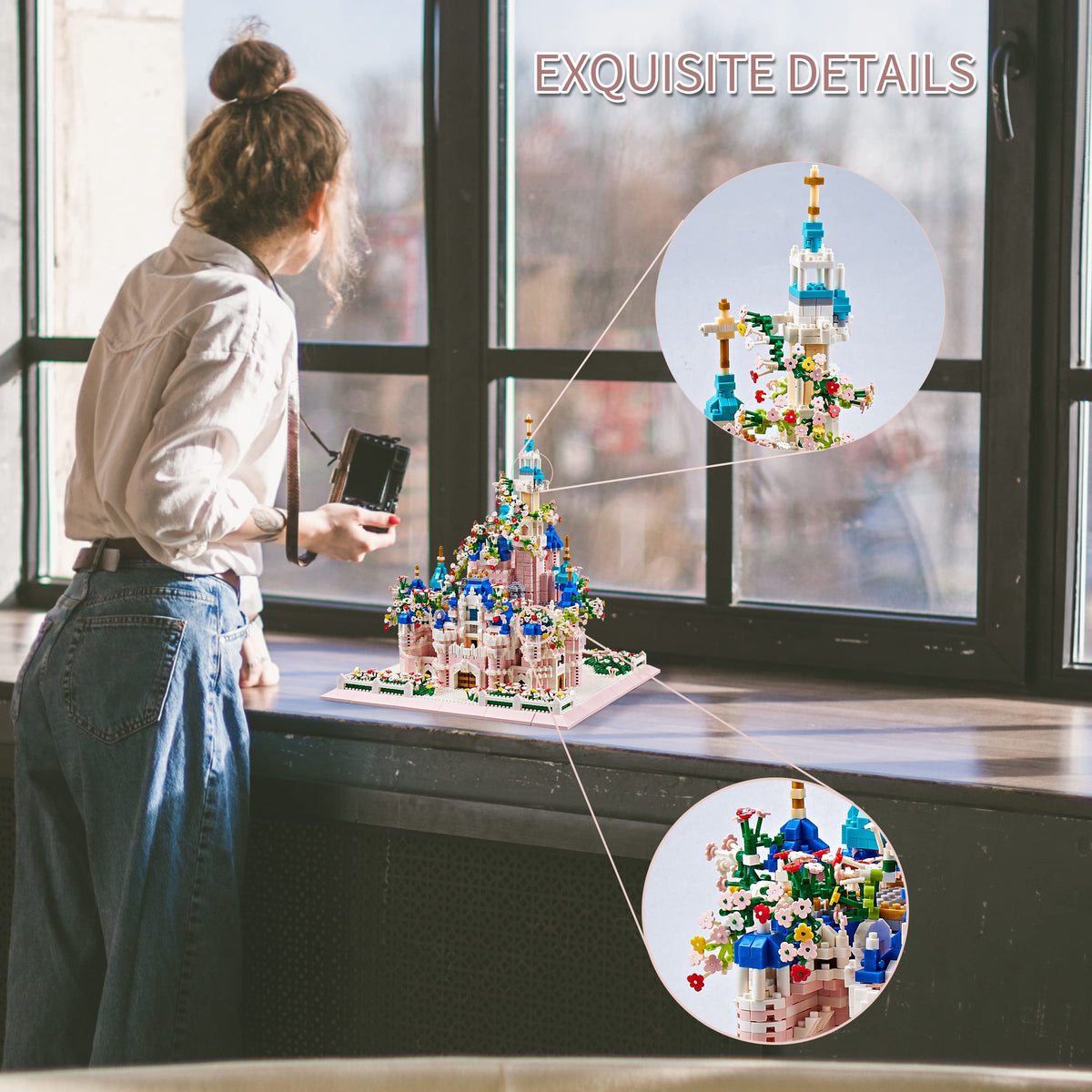Architecture Castle Micro Blocks Building Set 4000+ PCS O5074