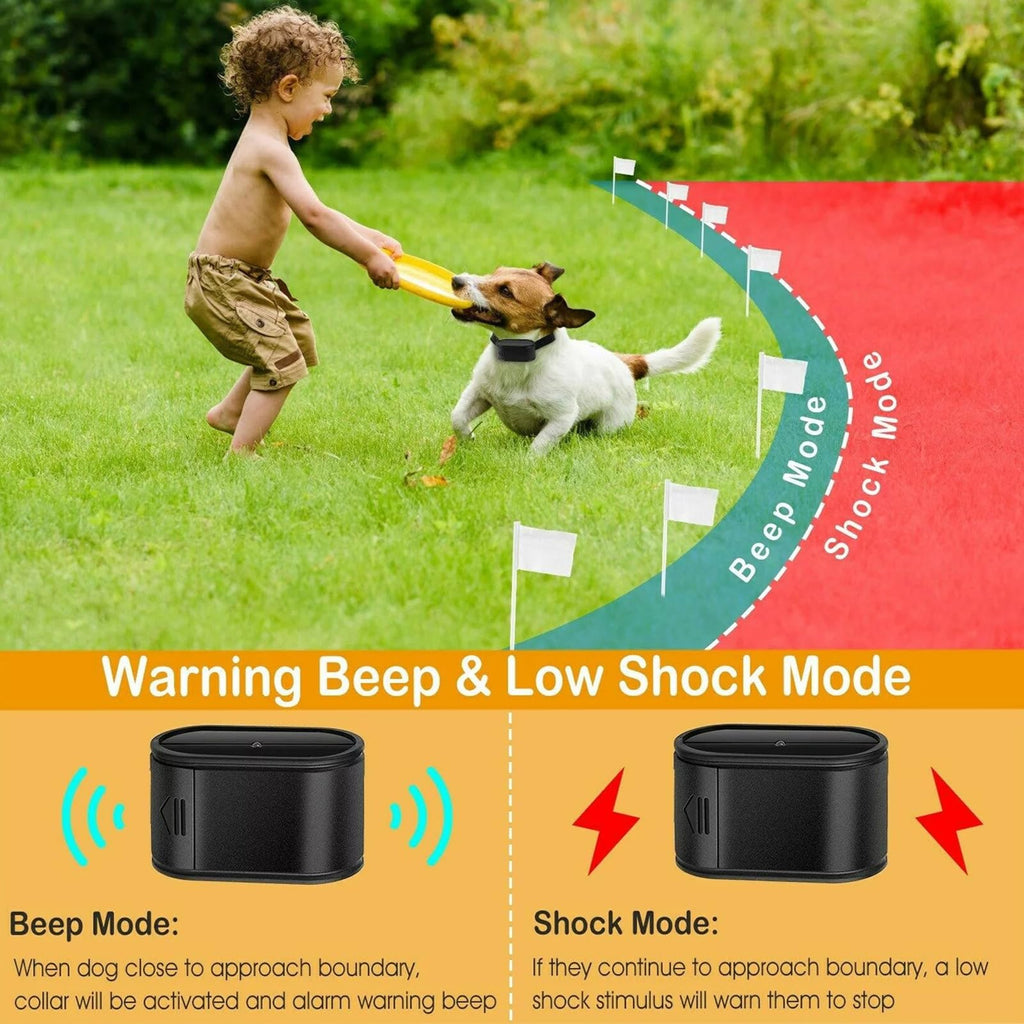 Wireless Dog Fence 1.2 Acre Waterproof Collar C6180