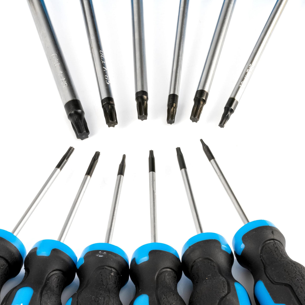 Magnetic Torx Screwdriver Set 12 Piece Chrome Vanadium Steel O78734