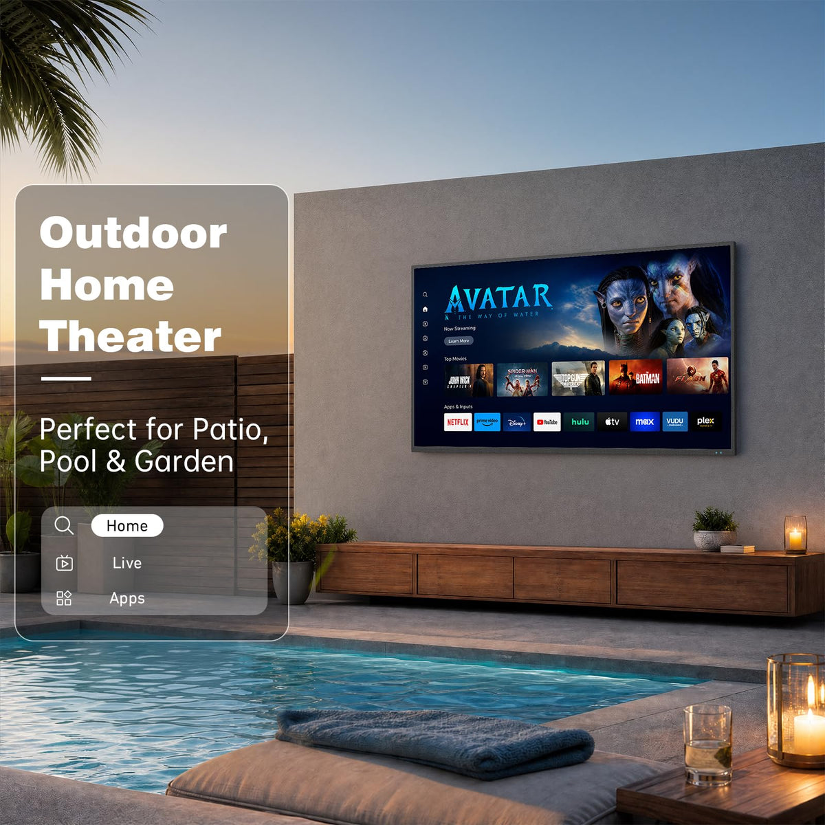 55 inch 4K UHD Weatherproof Smart TV V424