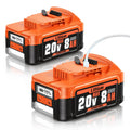 8.0Ah Replacement Battery with LCD Screen F424