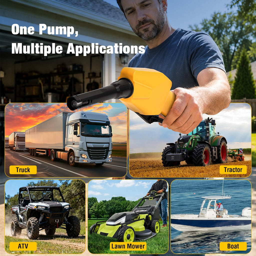 Cordless Fuel Transfer Pump with Auto-Stop Nozzle R237965