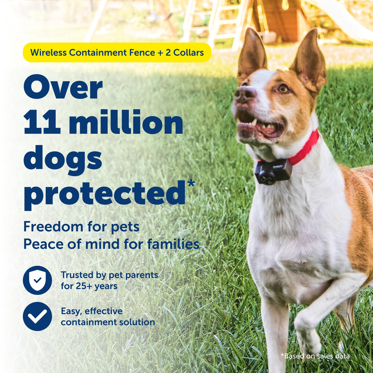 Wireless Pet Containment System, 2 Dogs, Up to 1/2 Acre A328224