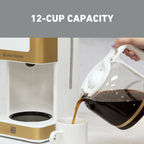 12-Cup Programmable Coffee Maker with Permanent Filter Z593162