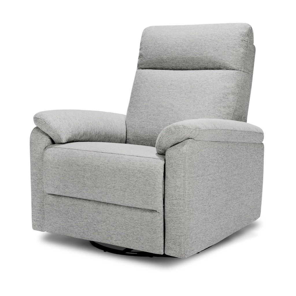 Frost Grey Recliner Glider with 360 Swivel D68336